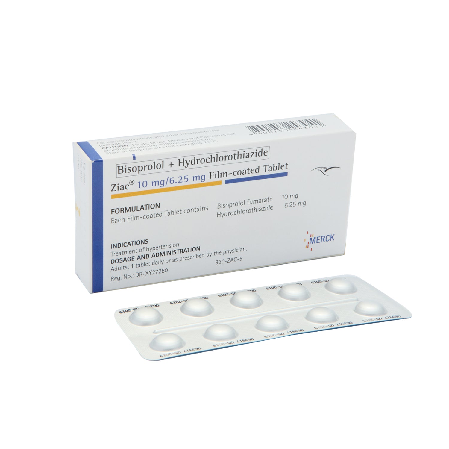 Ziac Bisoprolol Fumarate Hydrochlorothiazide Mg Mg Film