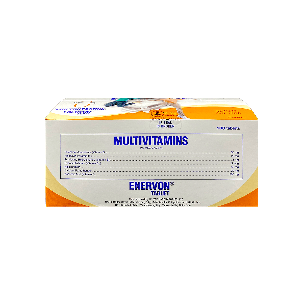 ENERVON Multivitamins Tablet 100 S Price In The Philippines MedsGo