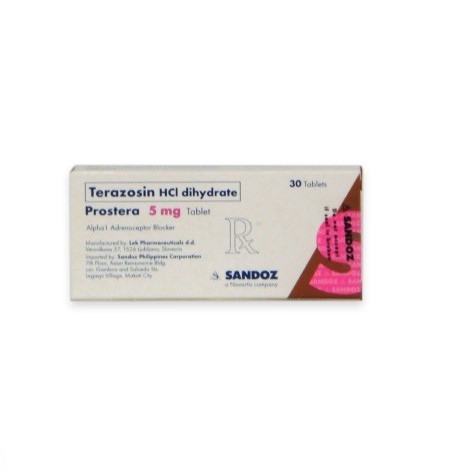 PROSTERA Terazosin Hydrochloride Dihydrate 5mg Tablet 30 S Price In The