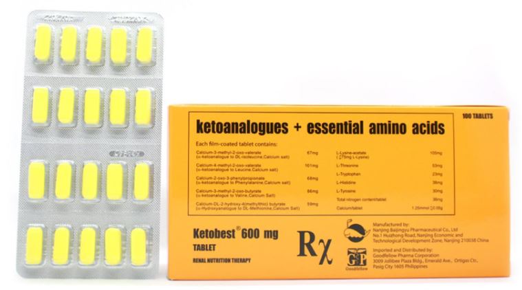 Ketobest Ketoanalogues Essential Amino Acids Mg Film Coated Tablet