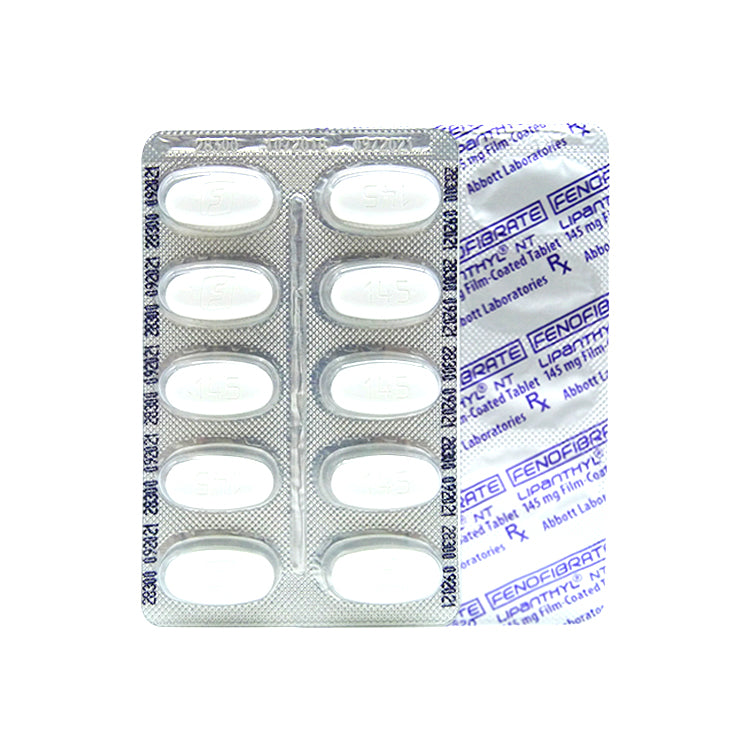 LIPANTHYL NT Fenofibrate 145mg Film Coated Tablet 1 S Price In The