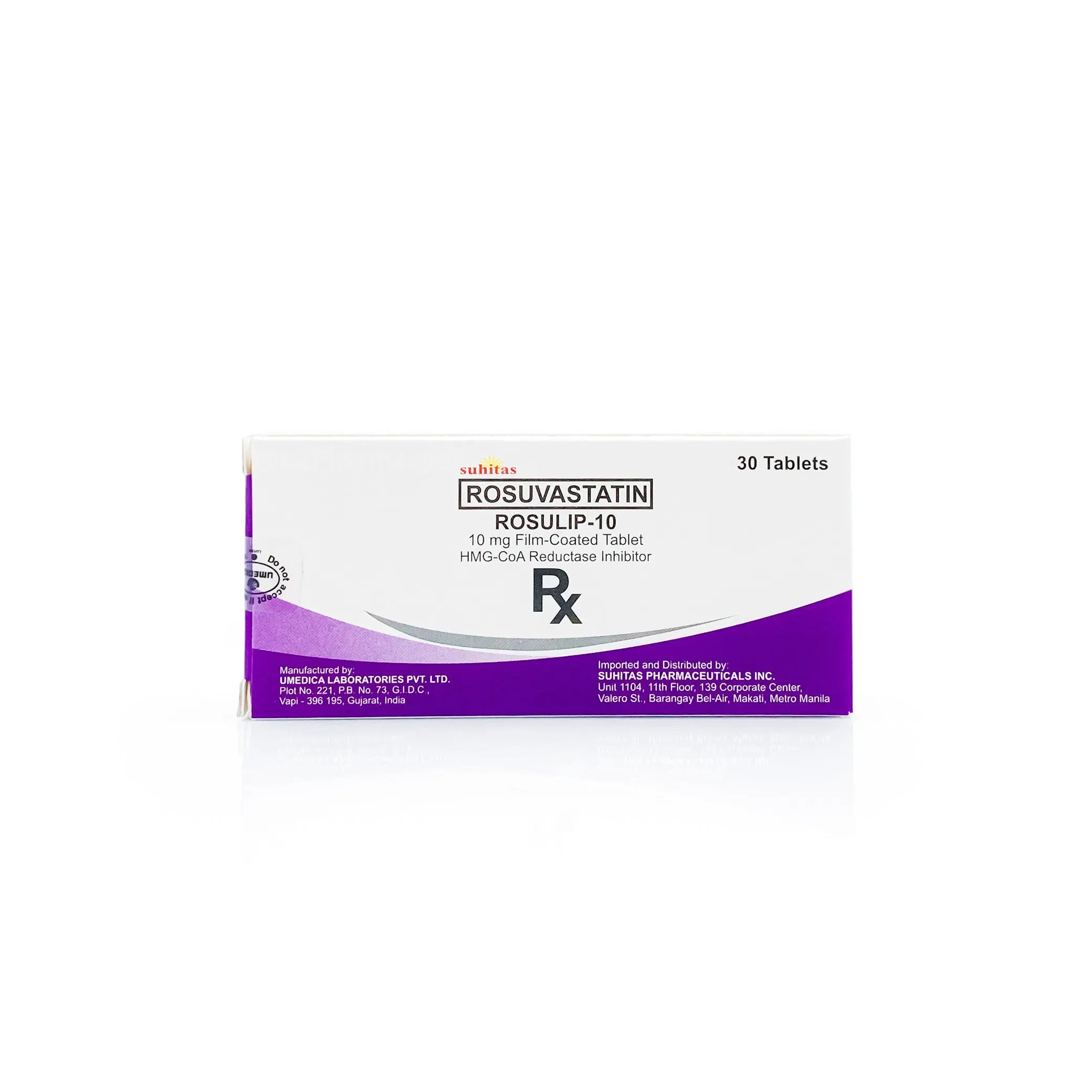 ROSULIP 10 Rosuvastatin 10mg Film Coated Tablet 30 S Price In The