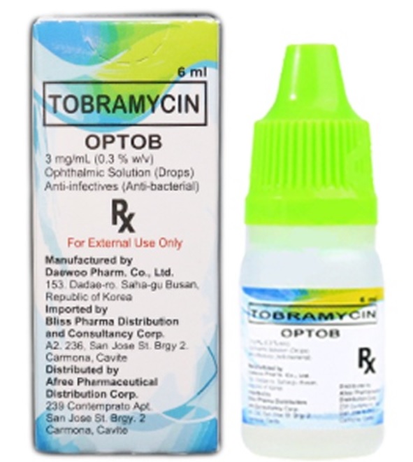 Optob Tobramycin Mg Ml Sterile Ophthalmic Solution Eye Drops