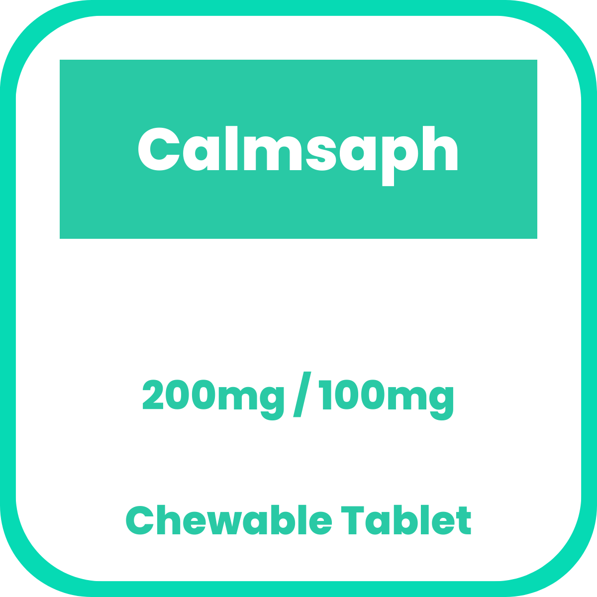 CALMSAPH Aluminum Hydroxide Magnesium Hydroxide 200mg 100mg