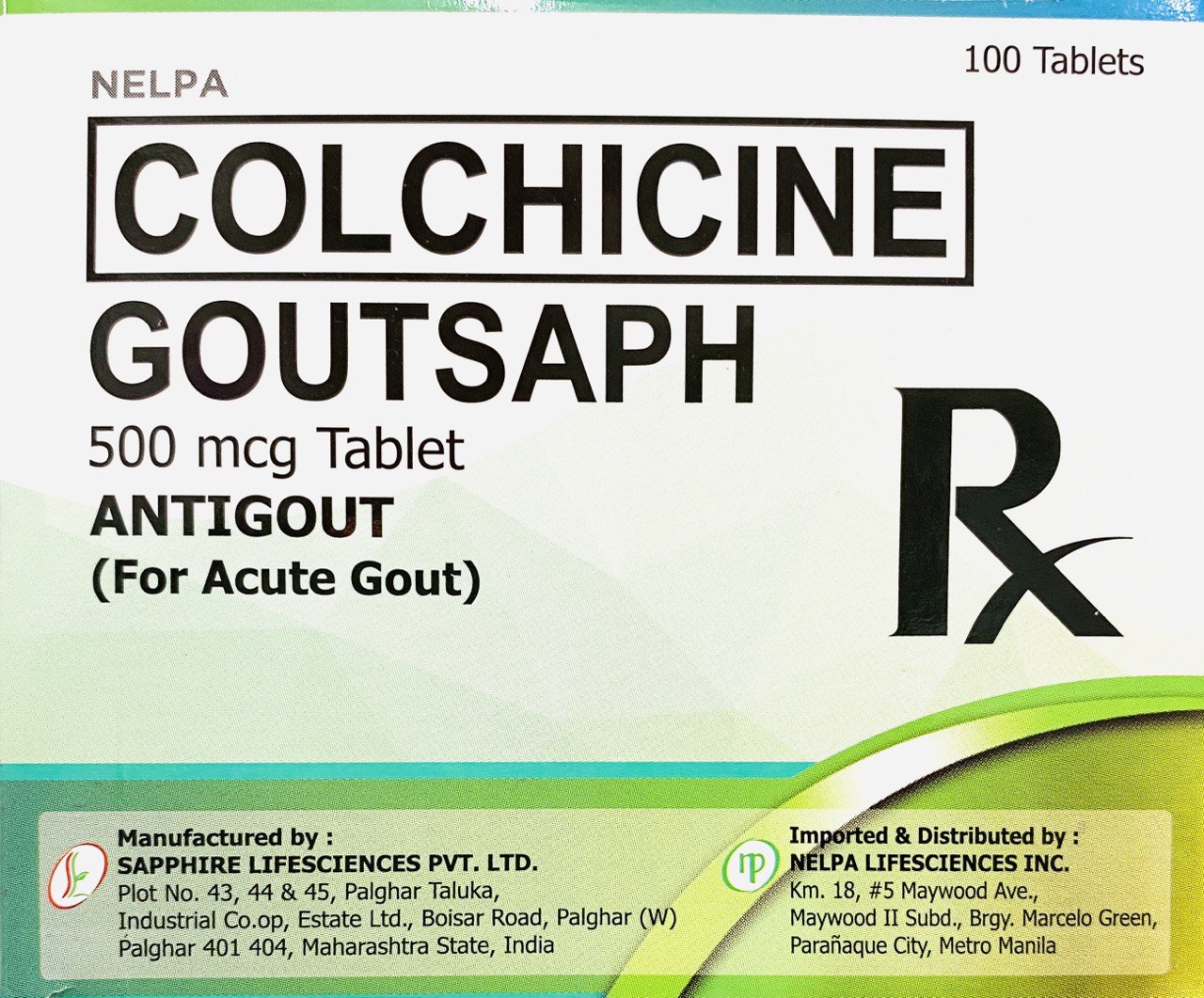 Goutsaph Colchicine Mcg Tablet S Price In The Philippines