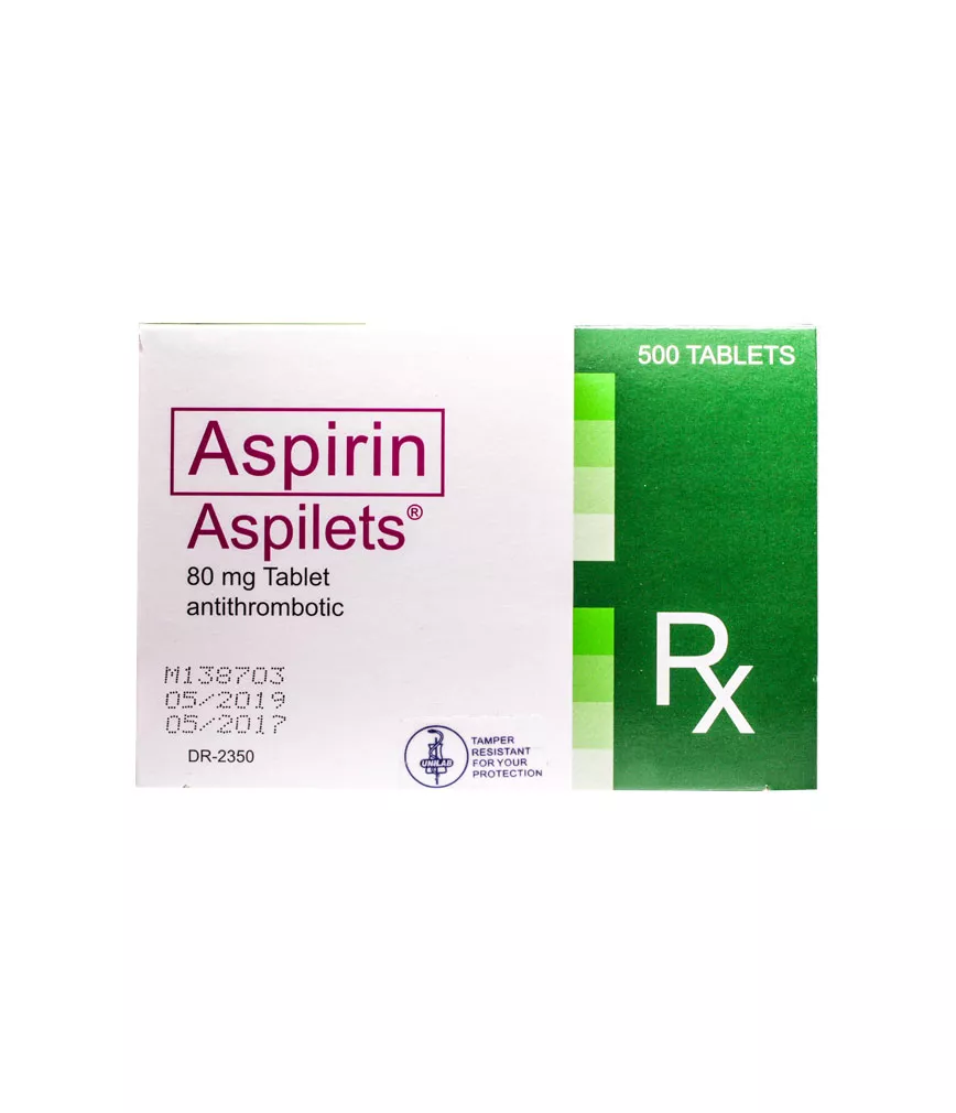 ASPILETS Aspirin 80mg Tablet 500's price in the Philippines | MedsGo ...