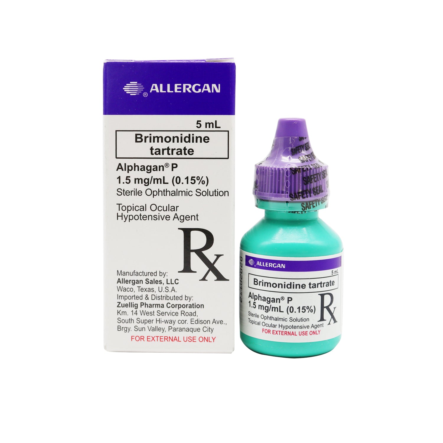 ALPHAGAN P Brimonidine Tartrate 0.15 (1.5mg / mL) Sterile Ophthalmic Solution 5mL price in the