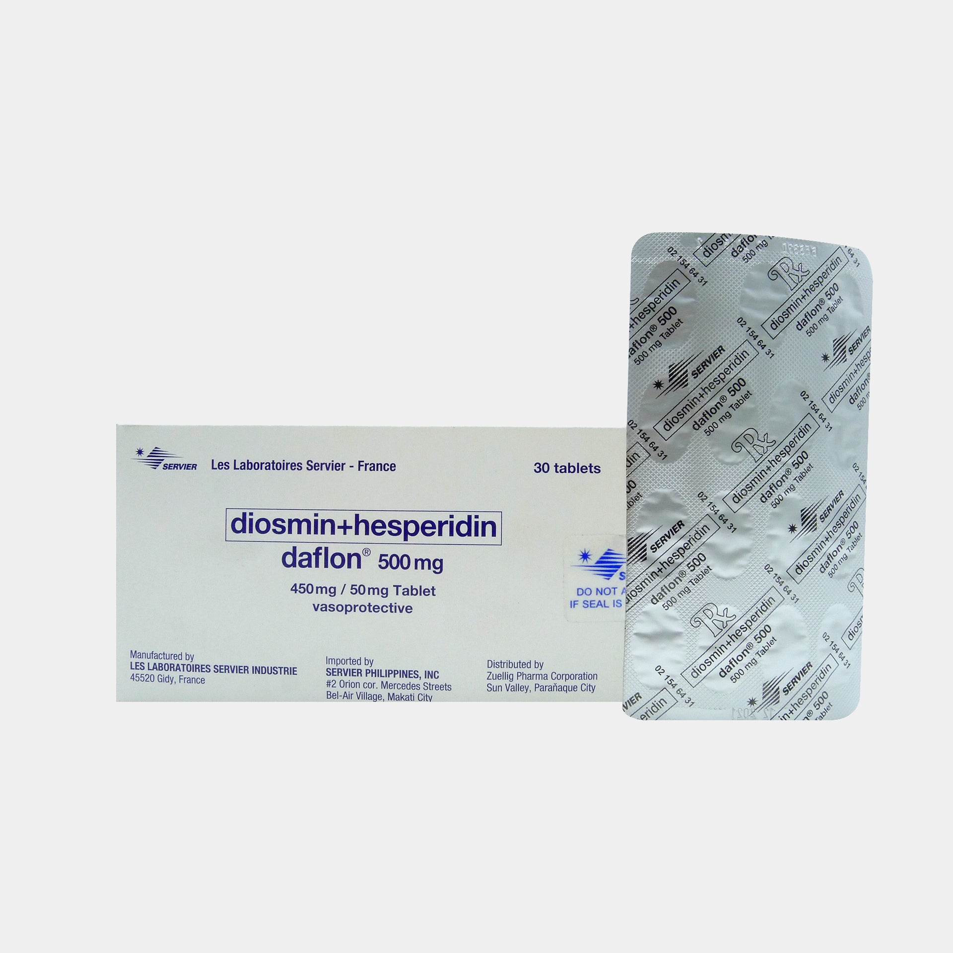 DAFLON 500 Diosmin Hesperidin 450mg 50mg Film Coated Tablet 30 S Price In The Philippines