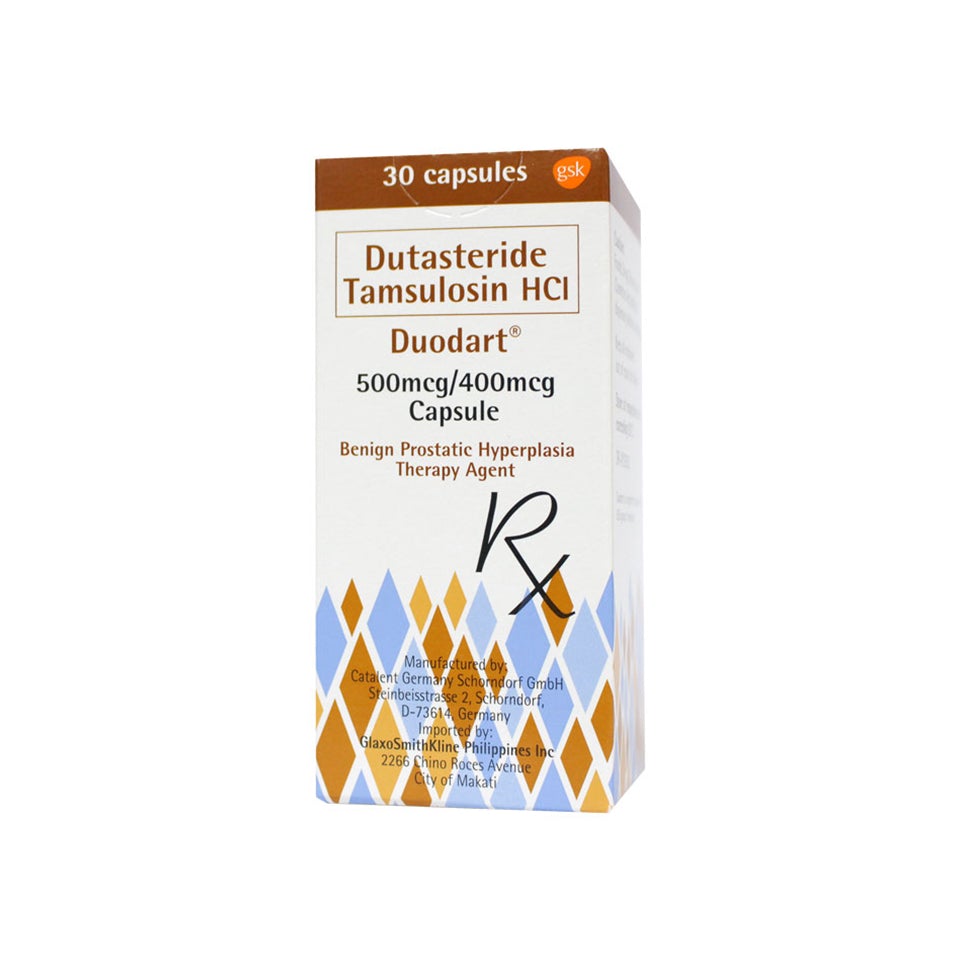 DUODART Dutasteride / Tamsulosin Hydrochloride 500mcg / 400mcg Capsule ...