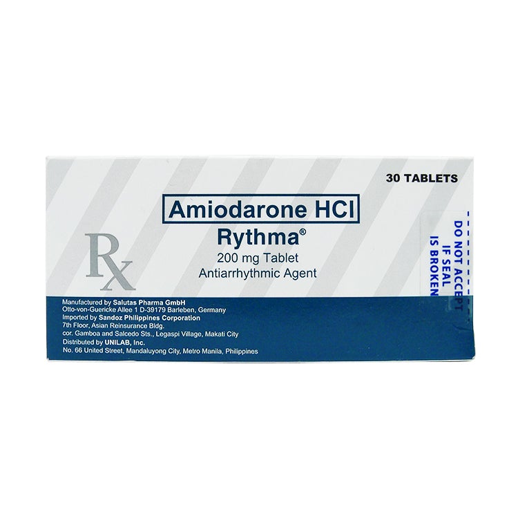 RYTHMA Amiodarone Hydrochloride 200mg Tablet 30's price in the ...