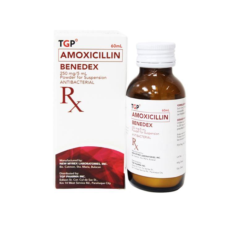 BENEDEX Amoxicillin 250mg / 5mL Powder for Suspension 60mL price in the ...