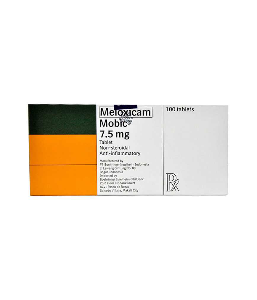 MOBIC Meloxicam 7.5mg Tablet 100's price in the Philippines | MedsGo ...