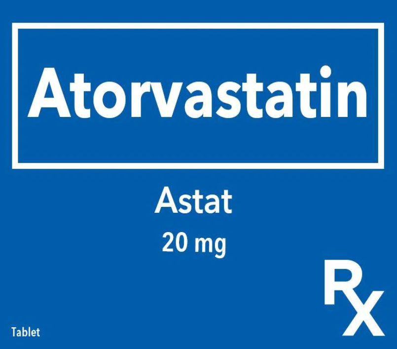 ASTAT Atorvastatin 20mg Film-Coated Tablet 100's price in the ...
