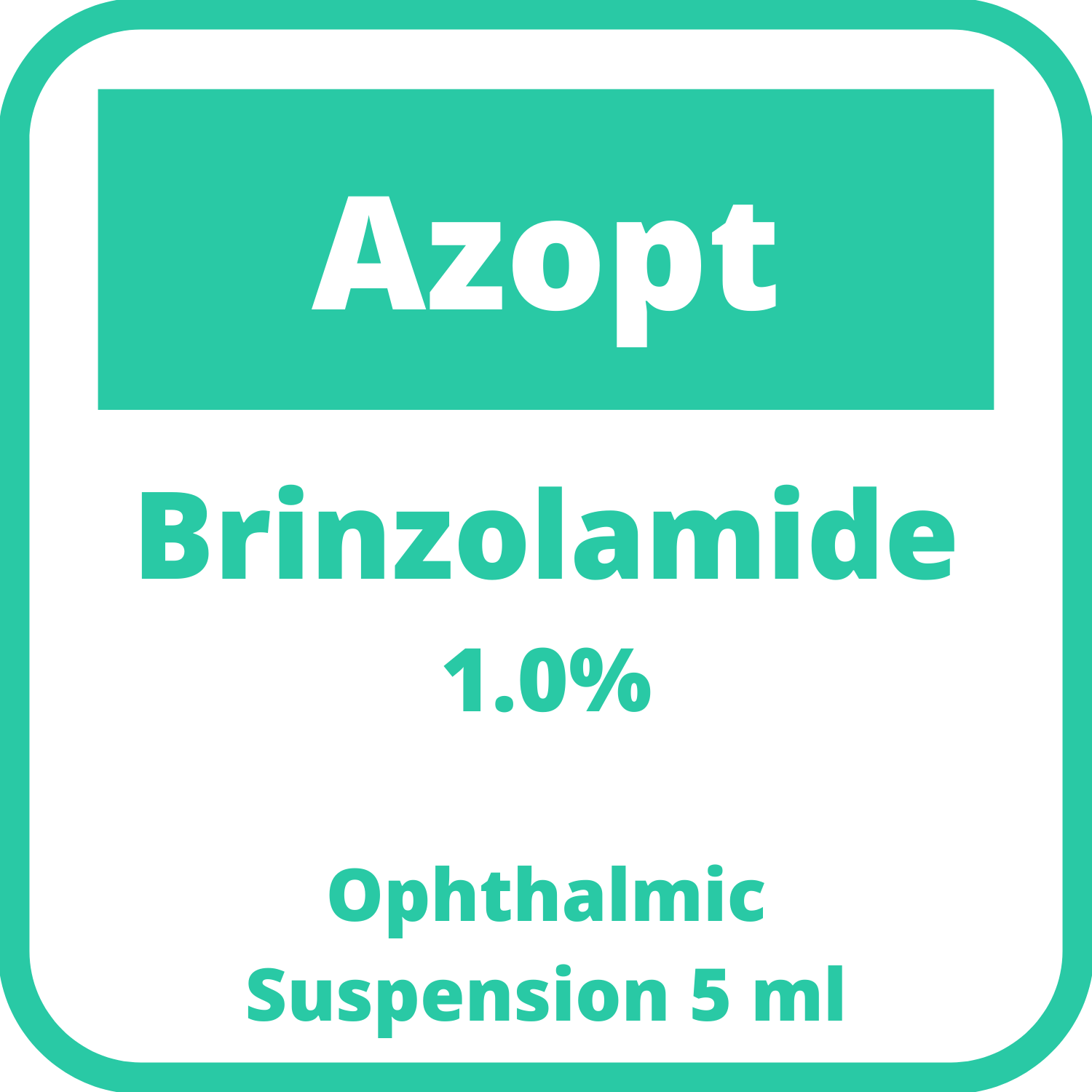AZOPT Brinzolamide 1.0 (10mg / mL) Ophthalmic Suspension 5mL price in