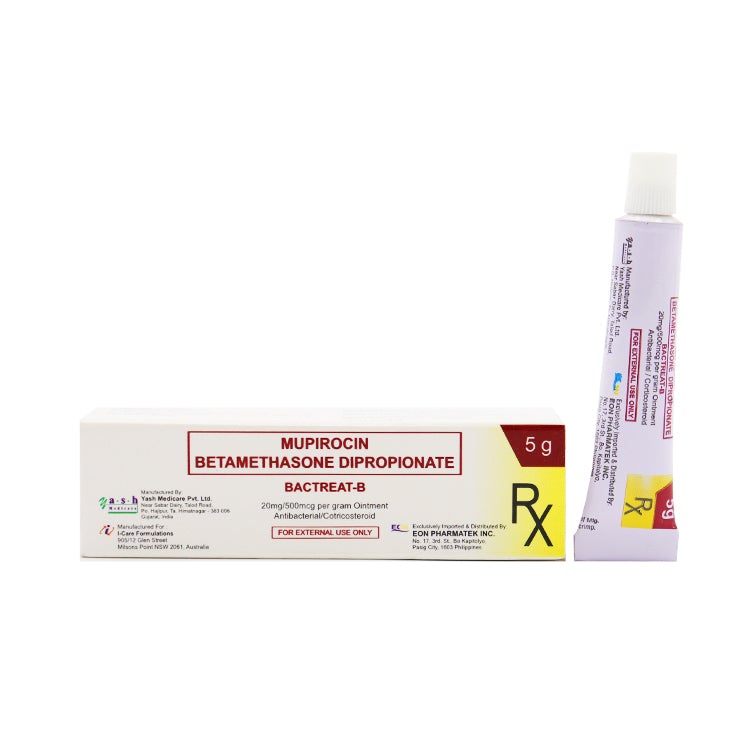 BACTREAT-B Mupirocin / Betamethasone Diproprionate 20mg / 500mcg Per ...