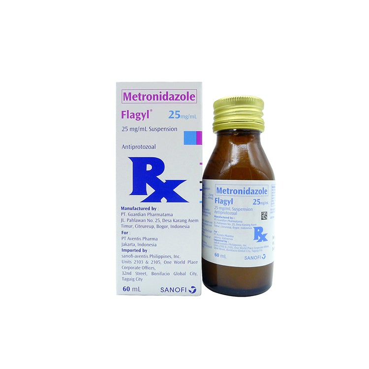 FLAGYL Metronidazole Benzoate 25mg / mL Oral Suspension 60mL price in