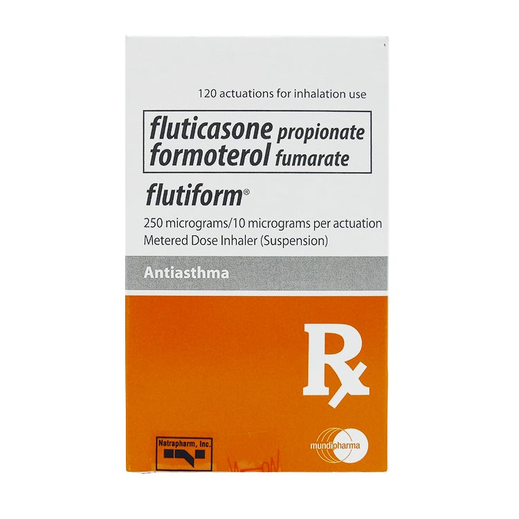 FLUTIFORM Fluticasone Propionate / Formoterol Fumarate Dihydrate 250mcg ...