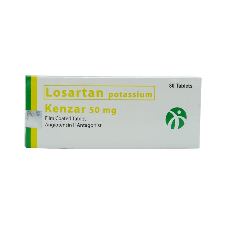 KENZAR Losartan Potassium 50mg Film-Coated Tablet 30's price in the ...