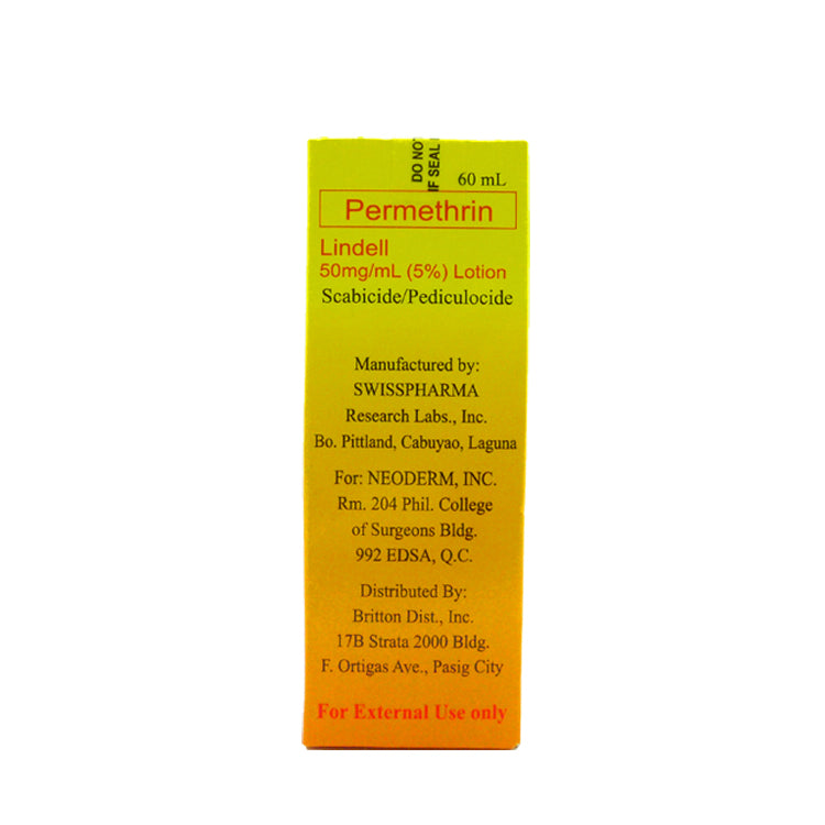 LINDELL Permethrin 50mg / mL (5.0) Lotion 60mL price in the