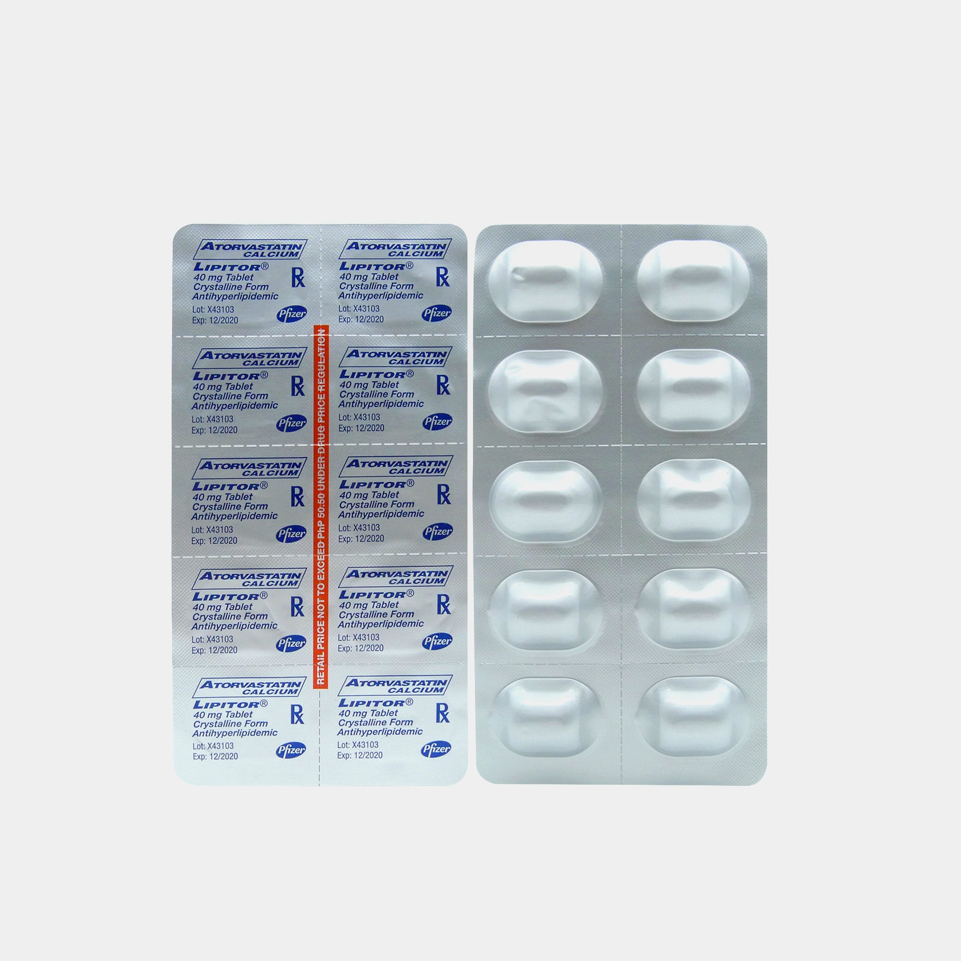 LIPITOR Atorvastatin Calcium 40mg Tablet 100's price in the Philippines ...