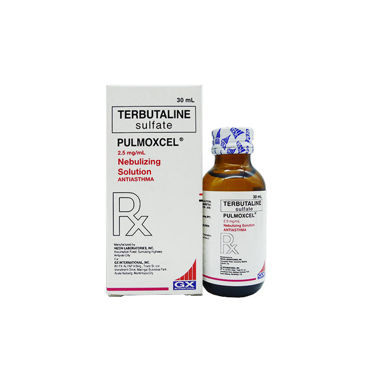 PULMOXCEL Terbutaline Sulfate 2.5mg / mL Nebulizing Solution 30mL price ...