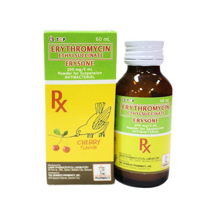 ERYSONE Erythromycin Ethylsuccinate 200mg / 5mL Powder for Suspension