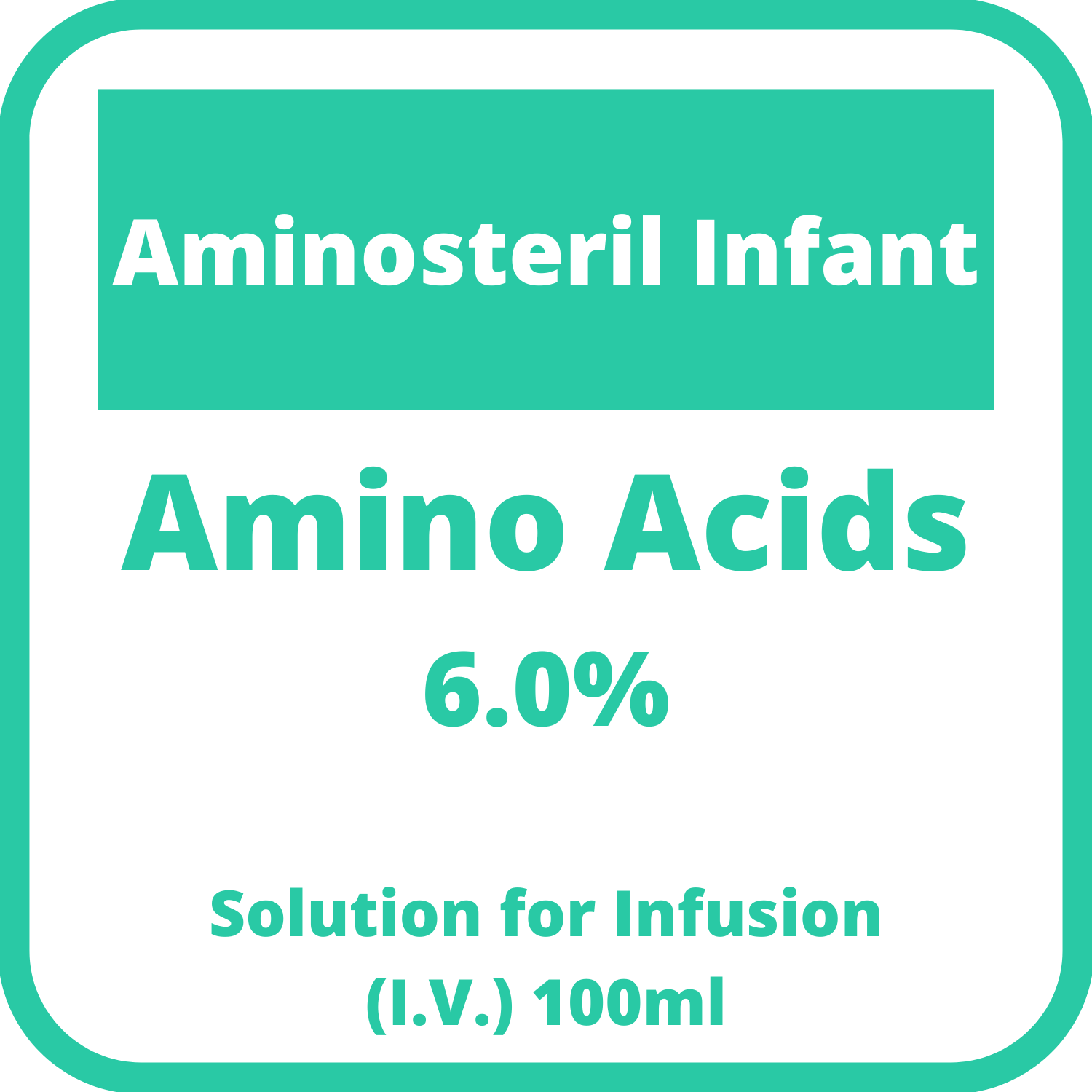 Aminosteril Infant Amino Acids 60 Solution For Iv Infusion 100ml