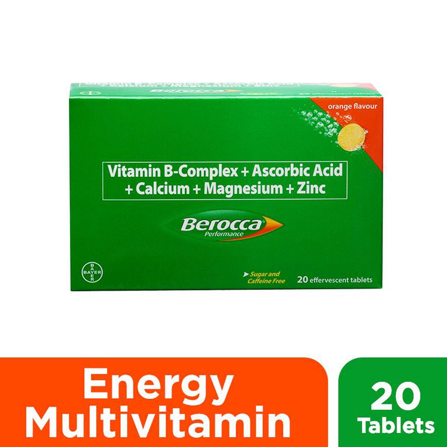 BEROCCA PERFORMANCE Multivitamins / Minerals Effervescent Tablets 20's