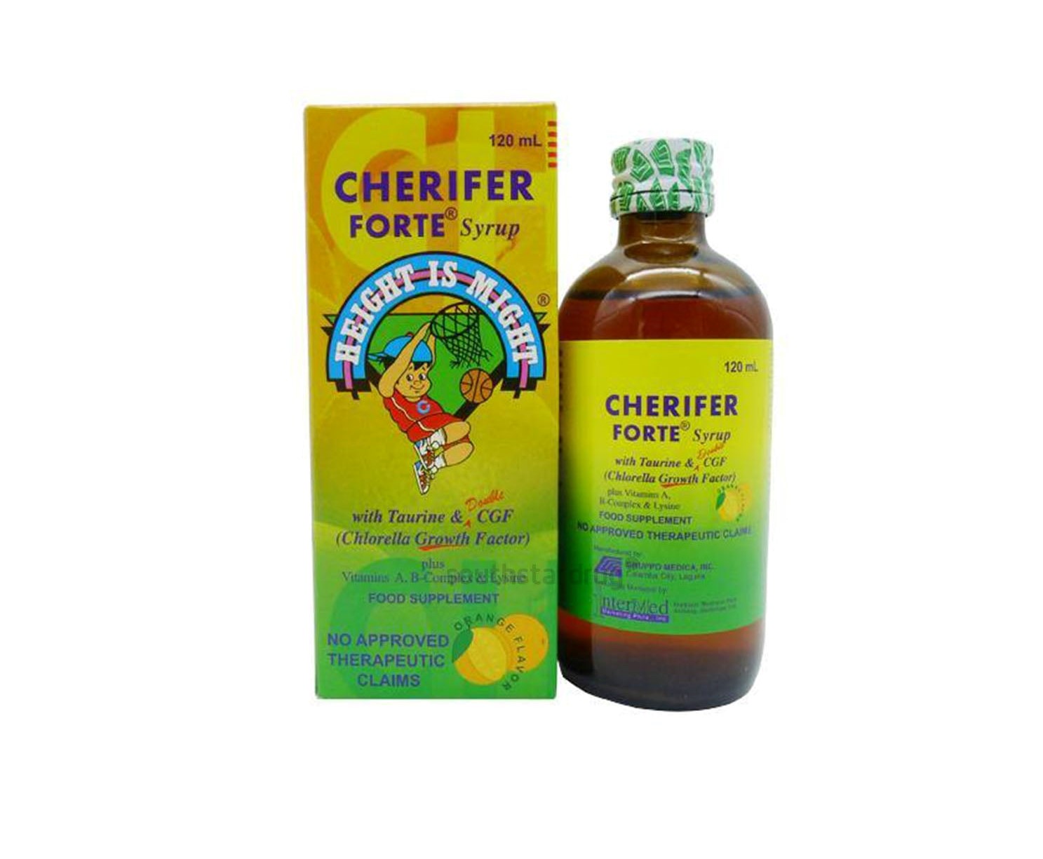 CHERIFER FORTE Taurine Double Chlorella Growth Factor Vitamin