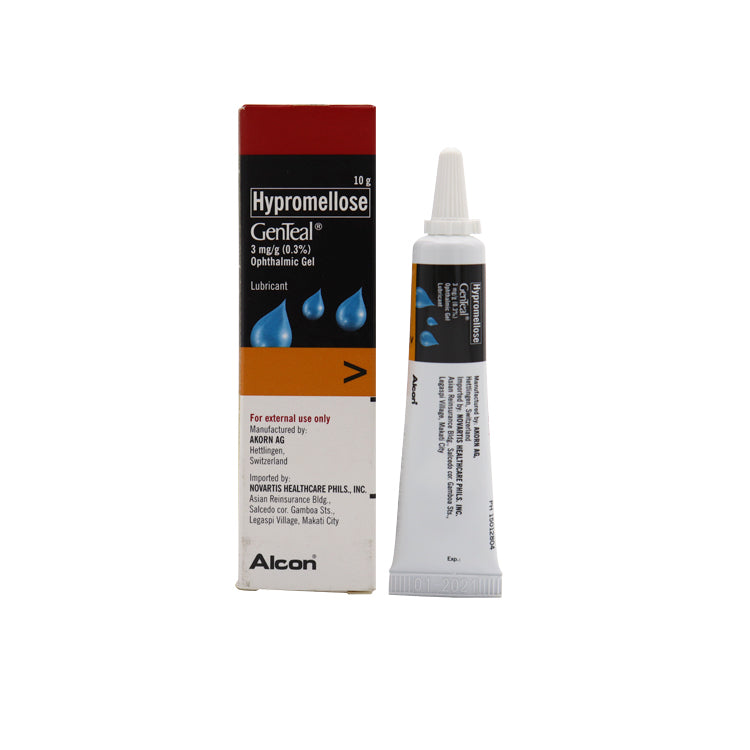 GENTEAL Hypromellose 0.3 (3mg / g) Ophthalmic Gel 10g price in the