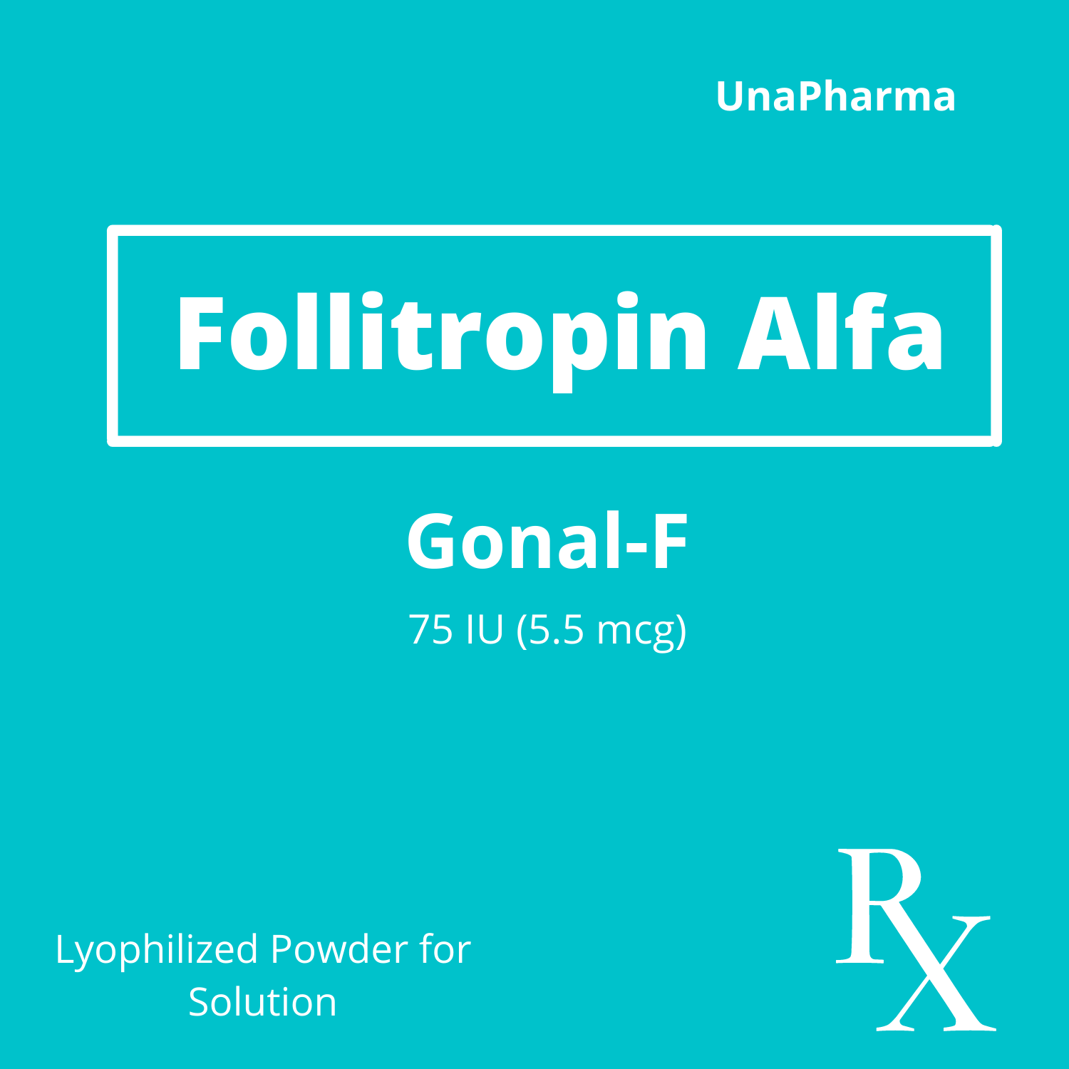 GONAL-F Follitropin Alfa 75IU (5.5mcg) Lyophilized Powder for SC ...