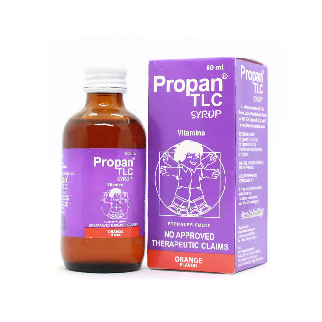 Buy Propan tlc vitamins food supplement syrup 60ml orange online with ...