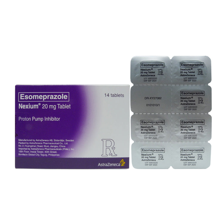 NEXIUM Esomeprazole Magnesium Trihydrate 20mg Enteric-Coated Tablet 14 ...