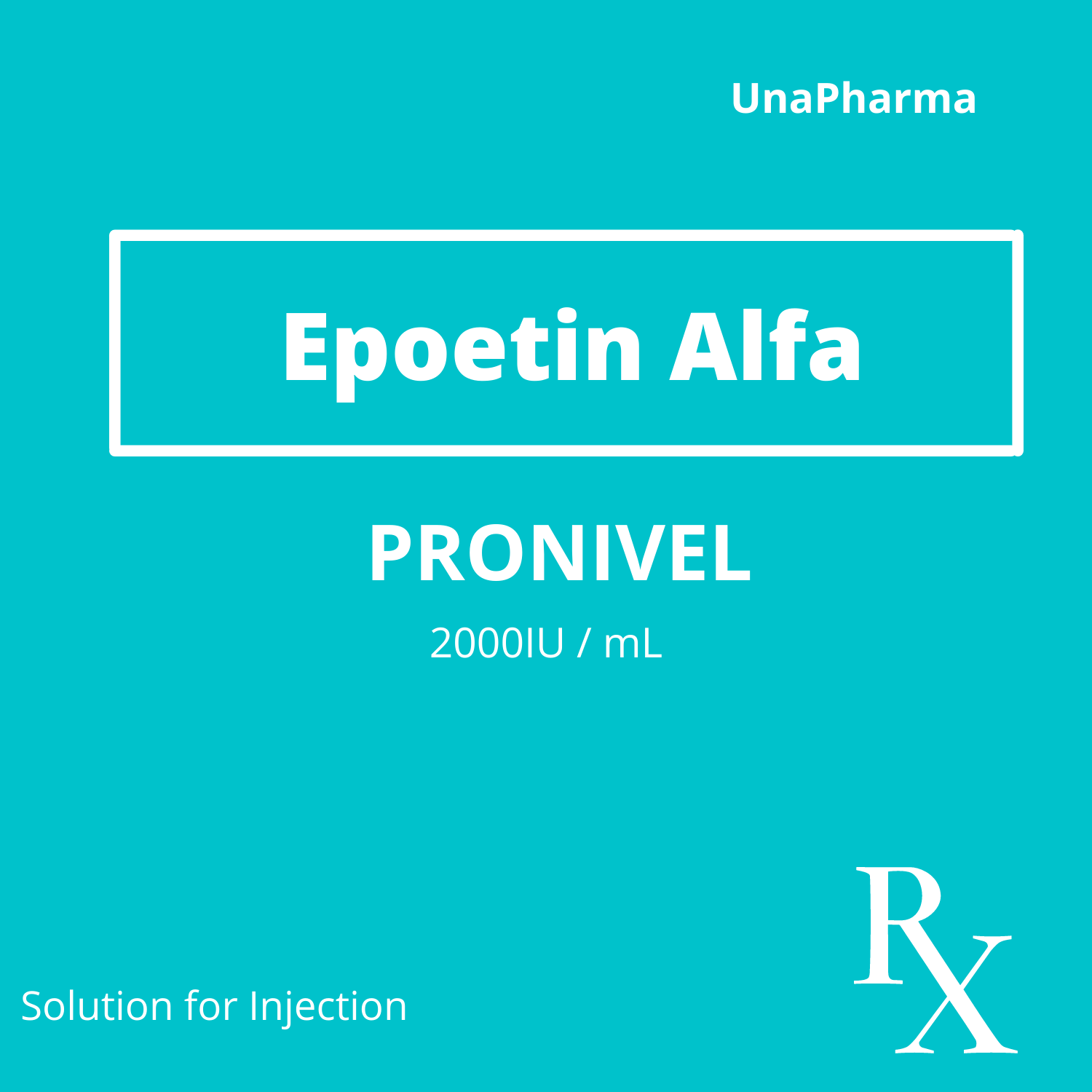 PRONIVEL Epoetin Alfa 2000IU / mL Solution for IM/SC Injection 1mL 1's ...