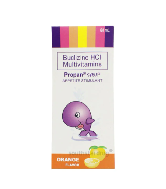 PROPAN Multivitamins / Buclizine Hydrochloride Syrup 60mL Orange price