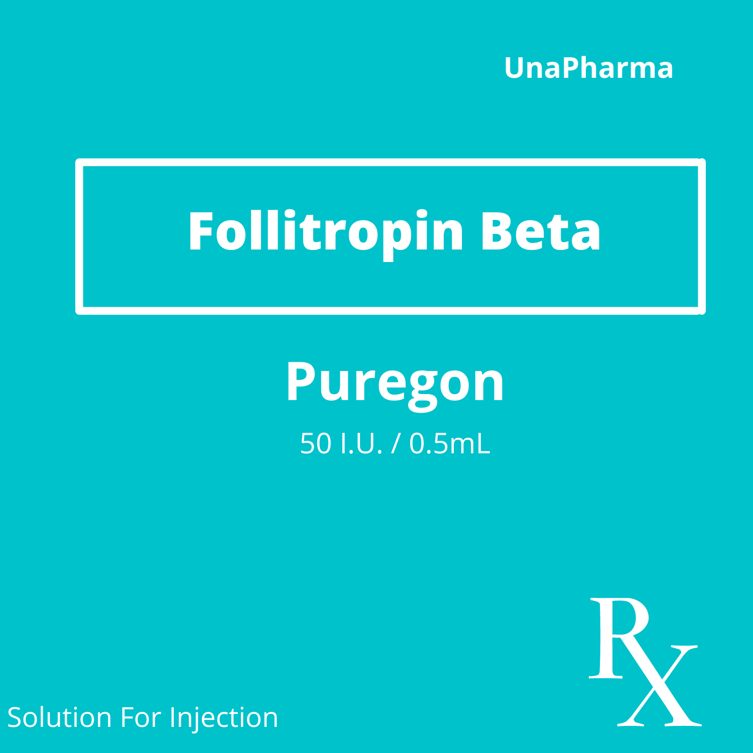 PUREGON Follitropin Beta 50IU / 0.5mL Solution for IM/SC Injection 3mL ...