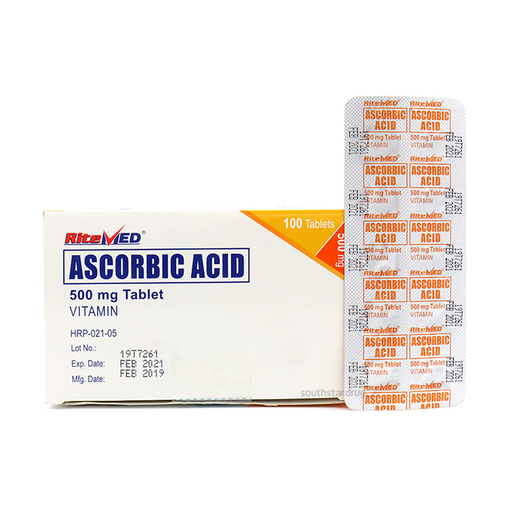 RITEMED Ascorbic Acid 500mg Tablet 100's price in the Philippines