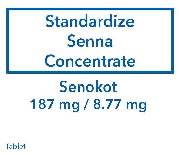 SENOKOT Standardized Senna Concentrate 8.77mg Tablet 100's price in the ...