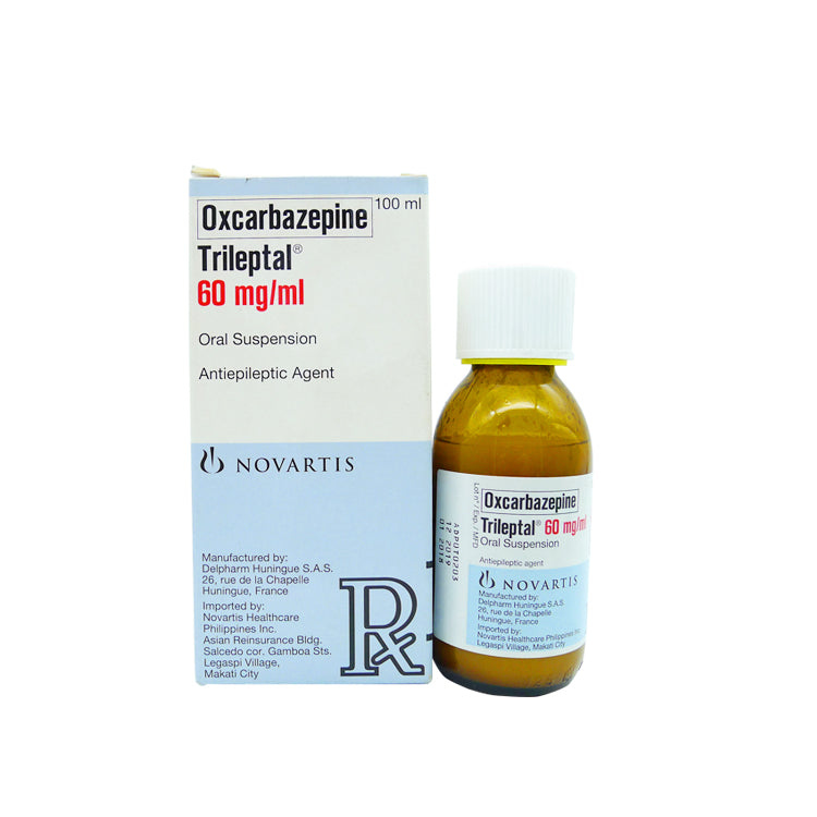 TRILEPTAL Oxcarbazepine 60mg mL Suspension 100mL price in the