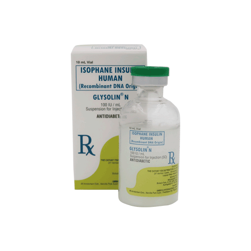 GLYSOLIN N Isophane Insulin Human (rDNA) 100IU / mL Suspension for SC