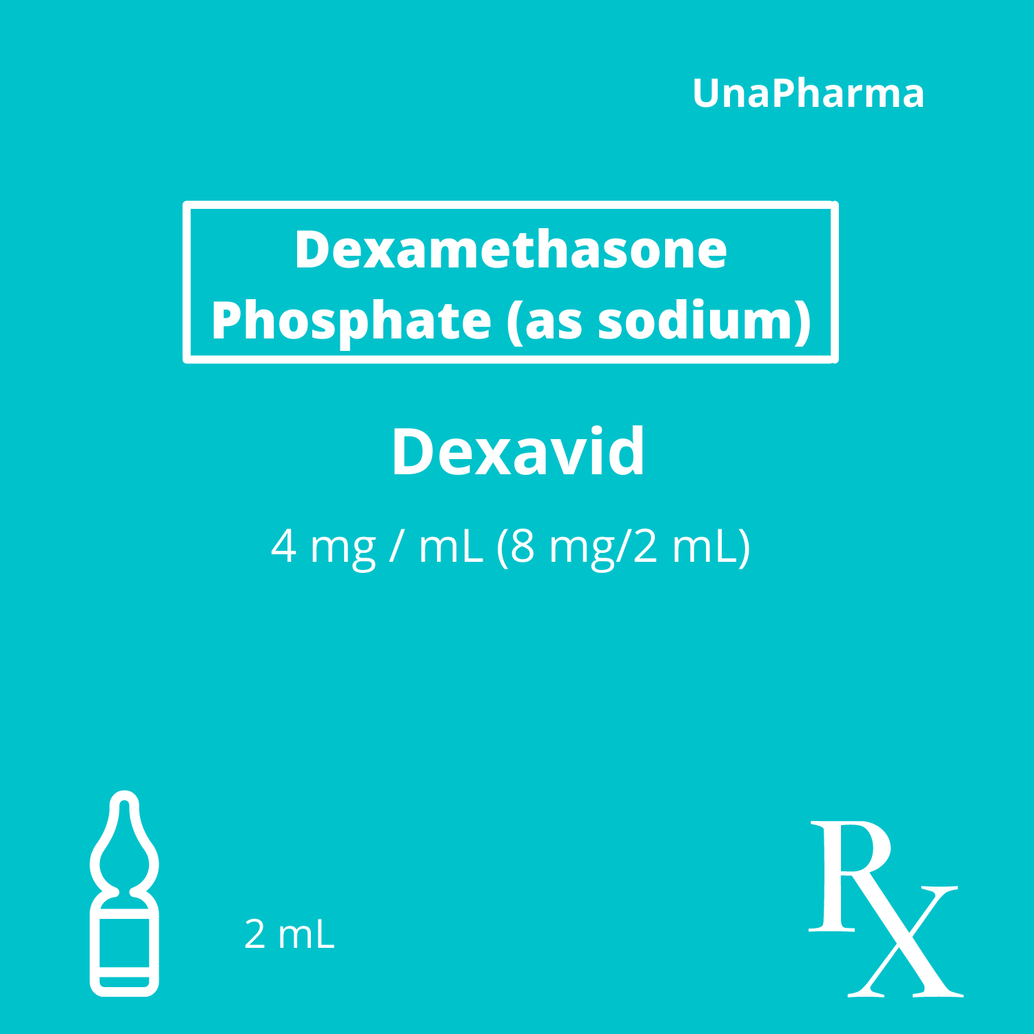 DEXAVID Dexamethasone Sodium Phosphate 4mg / ML (8mg / 2mL) Solution ...