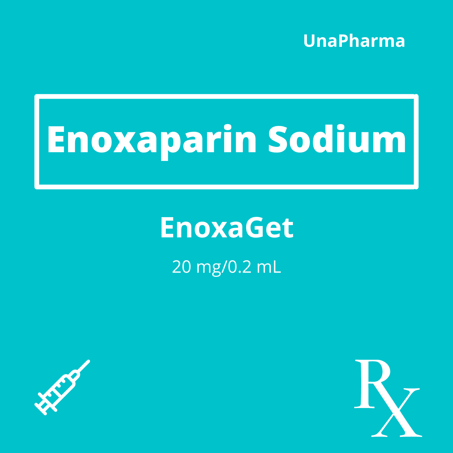 ENOXAGET Enoxaparin Sodium 20mg / 0.2mL Solution for IV/SC Injection 0 ...