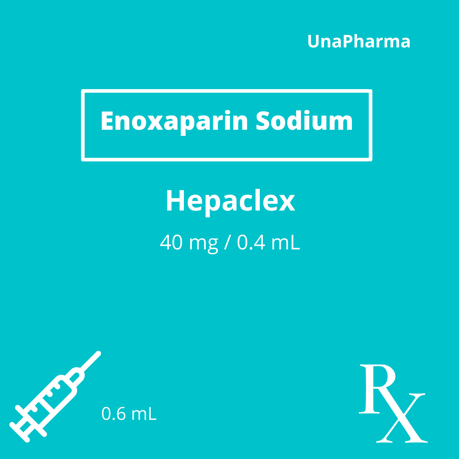 HEPACLEX Enoxaparin Sodium 40mg / 0.4mL Solution for SC Injection 0.6mL ...