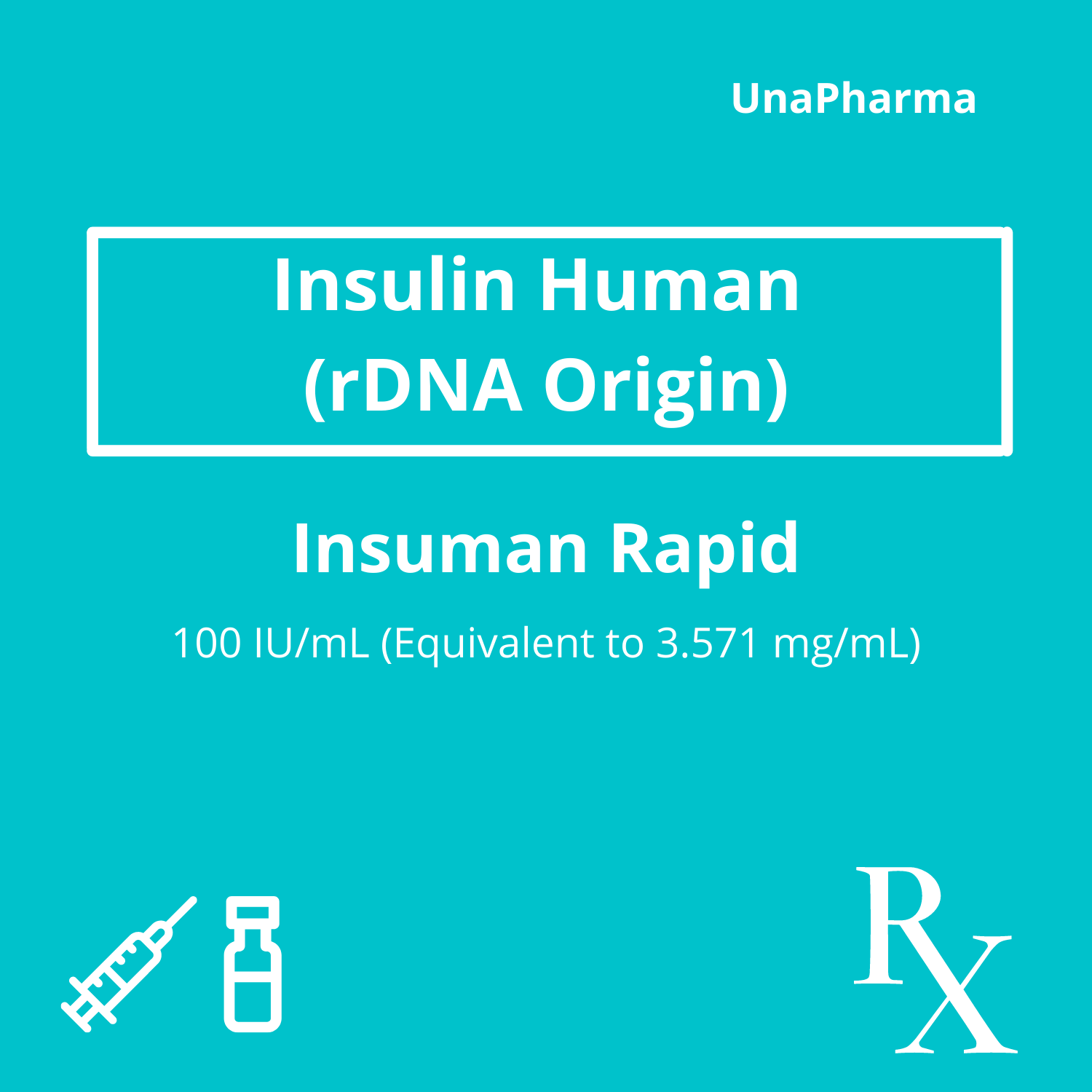 Insuman Rapid Insulin Human (rdna) 100iu   Ml Solution For Iv Sc 