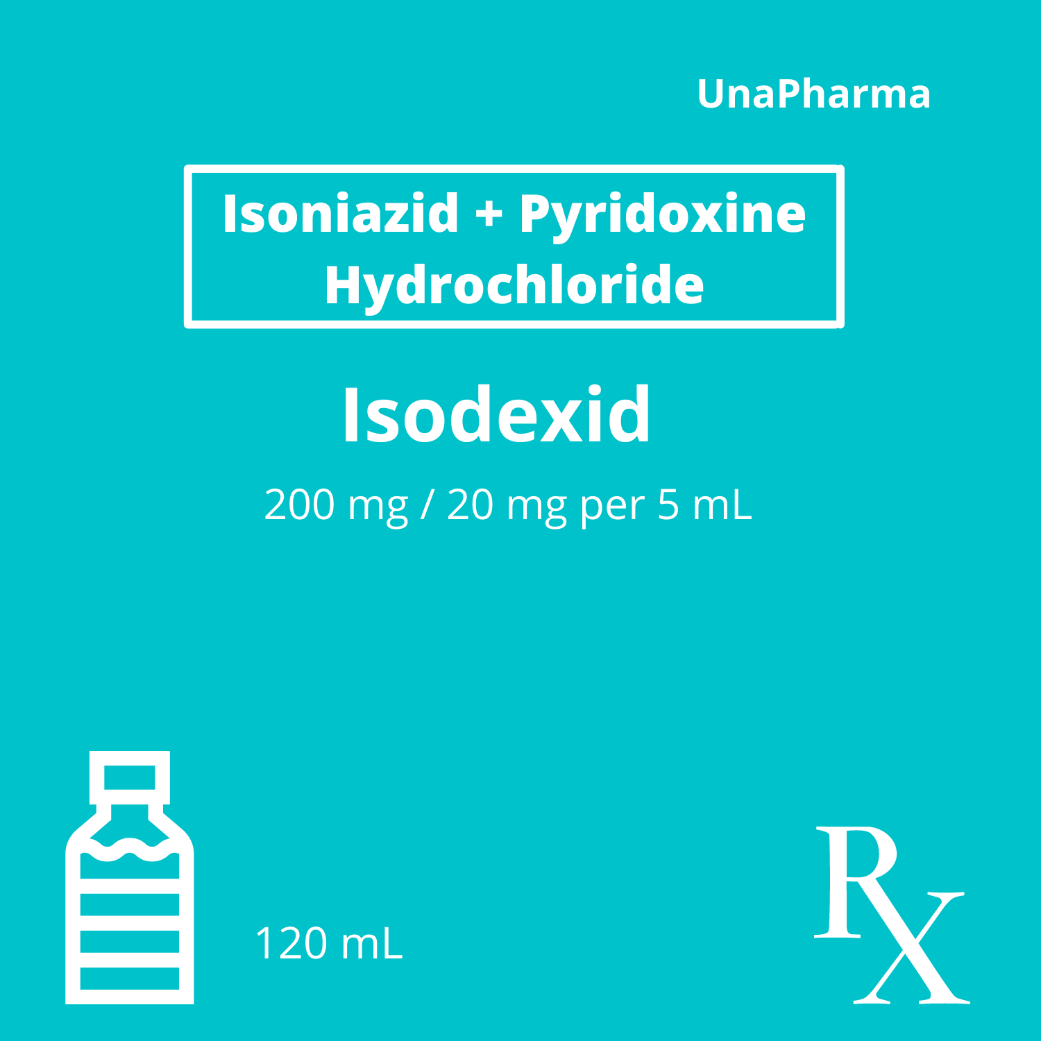 ISODEXID Isoniazid / Pyridoxine Hydrochloride 200mg / 20mg per 5mL ...