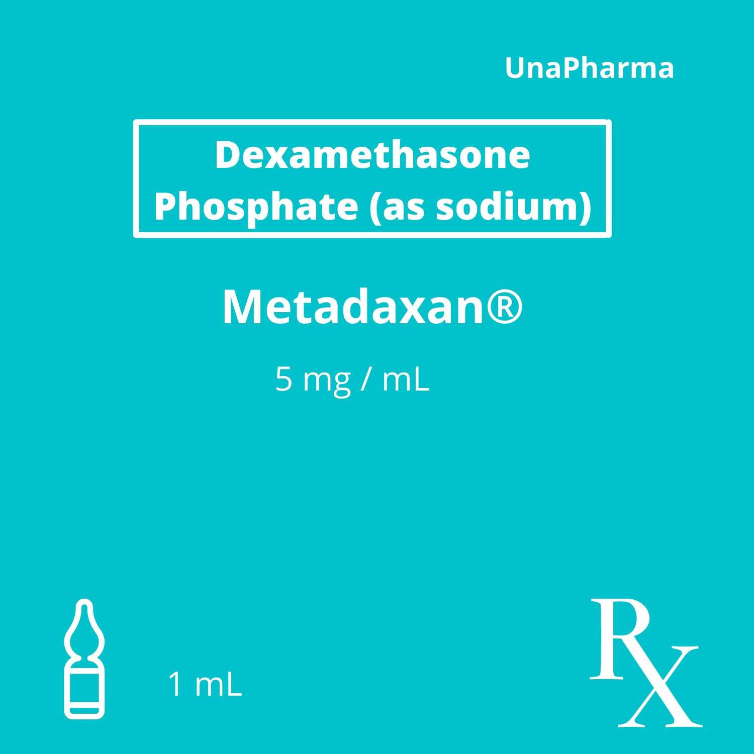 METADAXAN Dexamethasone Phosphate 5mg / mL Solution for IM/IV Injection
