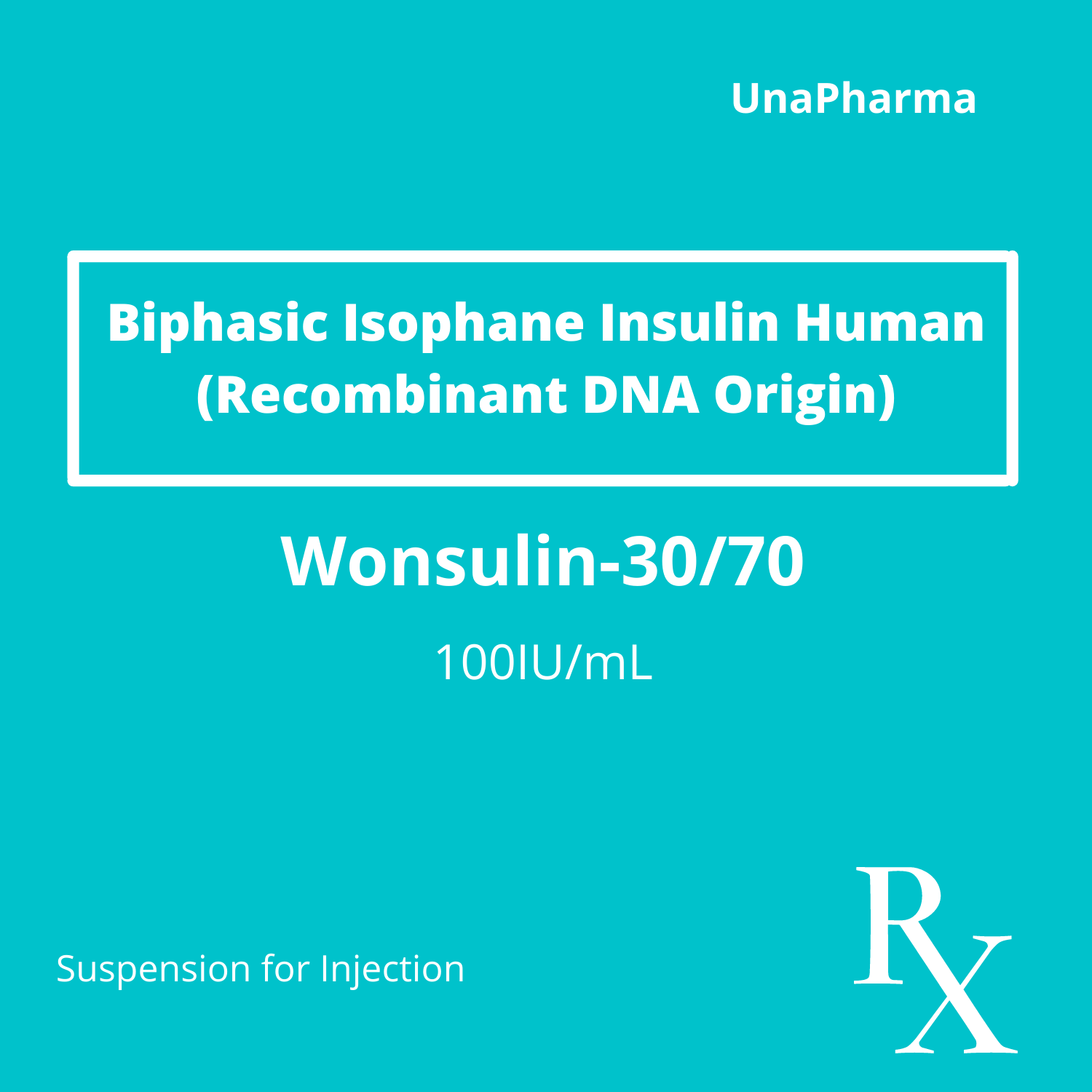 WONSULIN30/70 Biphasic Isophane Insulin (rDNA origin) 100IU / mL