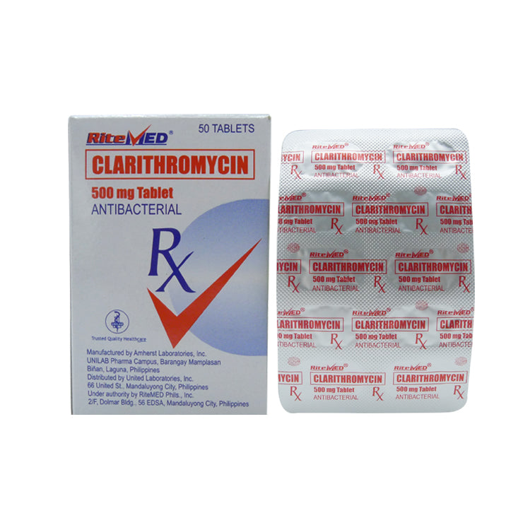 Ritemed Clarithromycin 500mg Tablet 50s Price In The Philippines