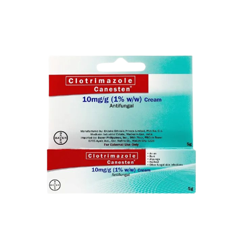 CANESTEN Clotrimazole 1.0 (10mg / g) Cream 5g price in the Philippines