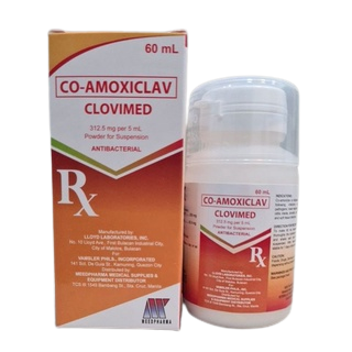 CLOVIMED Co-Amoxiclav 312.5mg / 5mL Powder for Suspension 60mL price in ...
